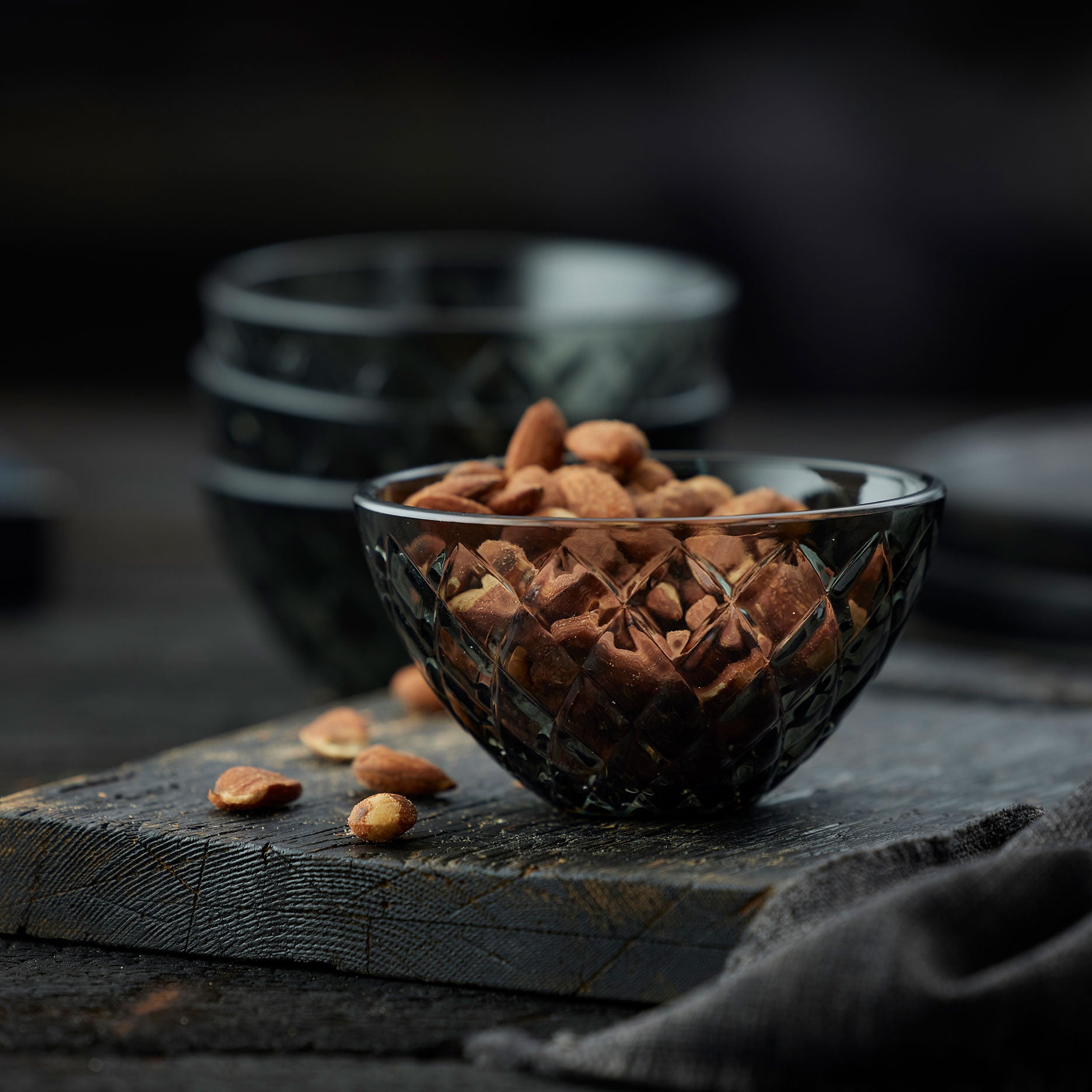 Sorrento skål 4 stk. smoke